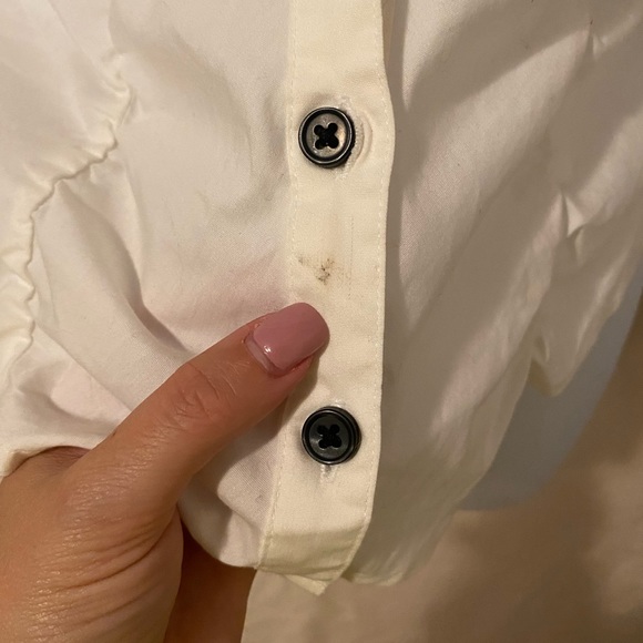 2 H&M White Blouses - Picture 5 of 9